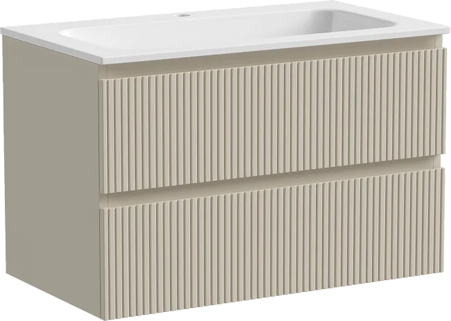 Тумба под раковину Sancos Snob T 80 подвесная Beige soft (капучино), SNT80CE Sancos — Оригинал