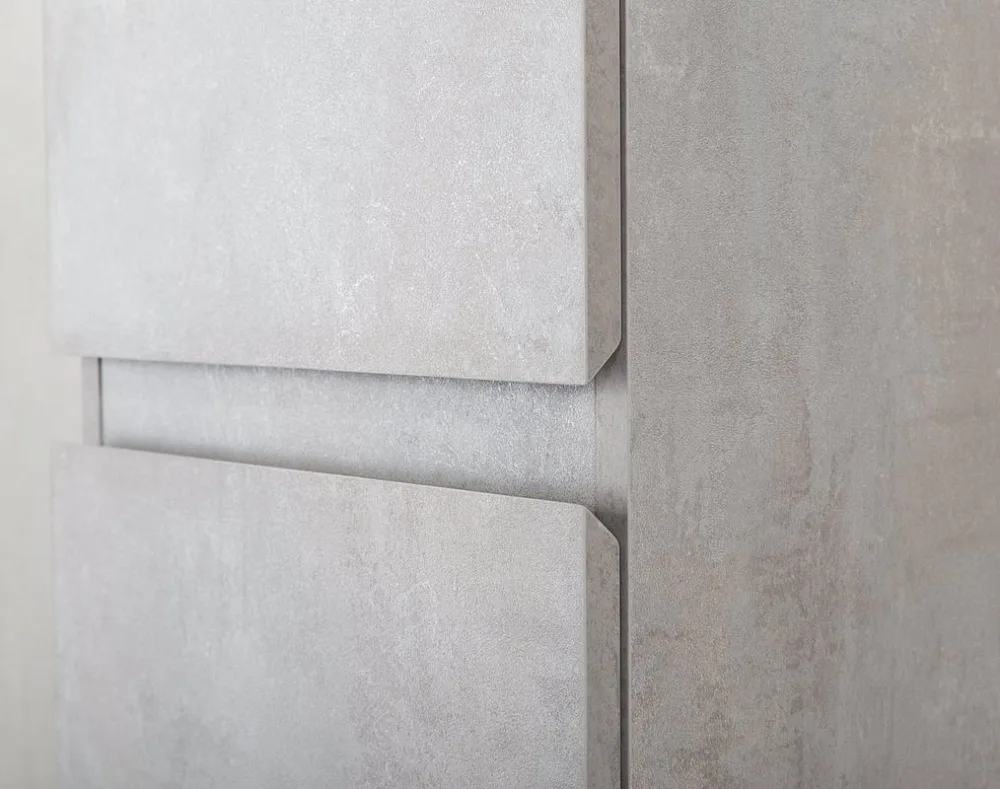 Шкаф-пенал для ванной Cezares Molveno Beton серый, универсальный Sancos — официальный сайт