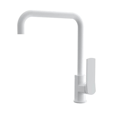 Смеситель для кухни Wonzon & Woghand WW-L1006-MW матовый белый