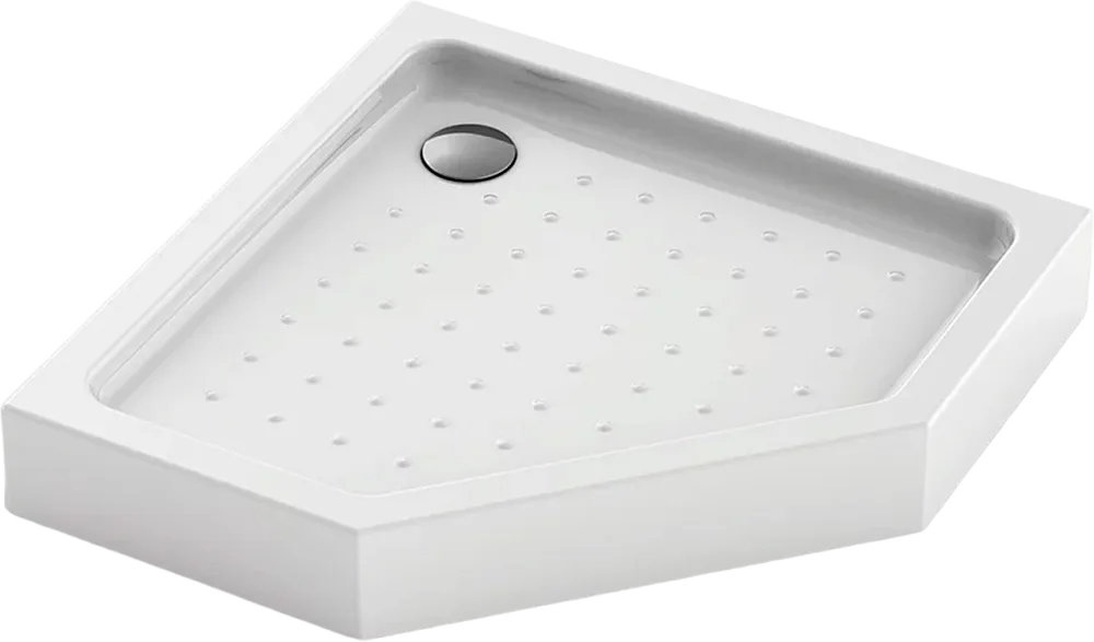 Поддон для душа Veconi Tezeo acrylic TZ-53 100x100, белый Sancos — официальный сайт