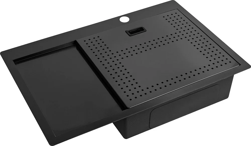 Мойка кухонная Zorg Master N-7852-R Grafit Sancos — официальный сайт