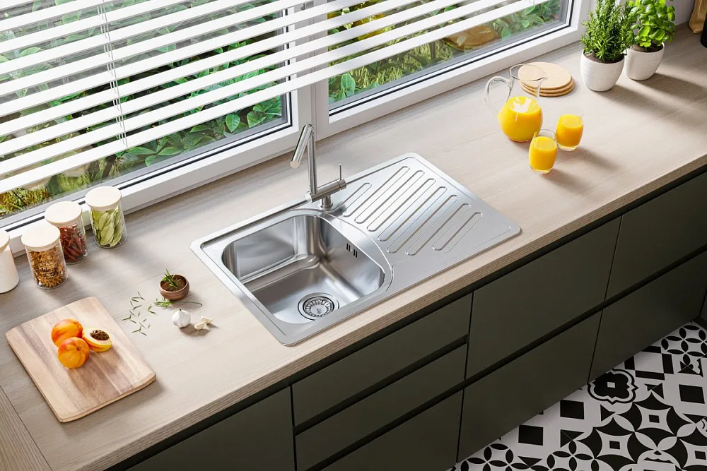 Мойка кухонная Alveus Elegant 30 satin Sancos — официальный сайт