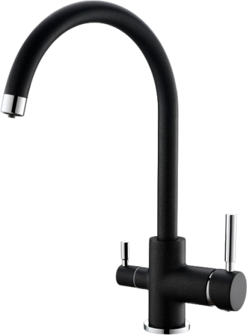 Смеситель для кухни Emar Quartz 3007.12 Оникс