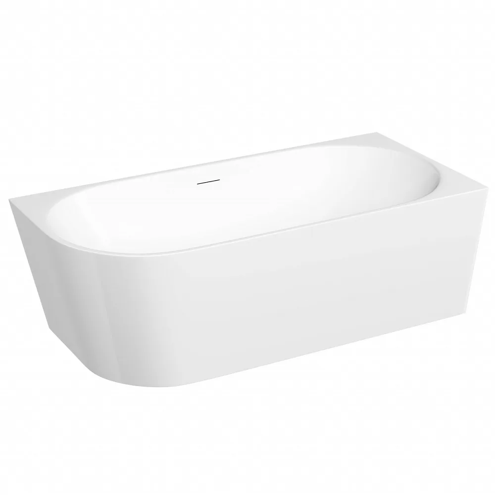 Акриловая ванна Sancos Грань (Edge) FB23R 170x80 см, угловая, правая, белая, со сливом-переливом Sancos — официальный сайт