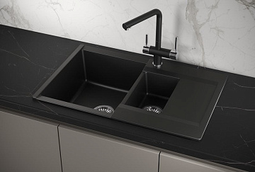 Мойка кухонная Granula Estetica 7808, турмалин