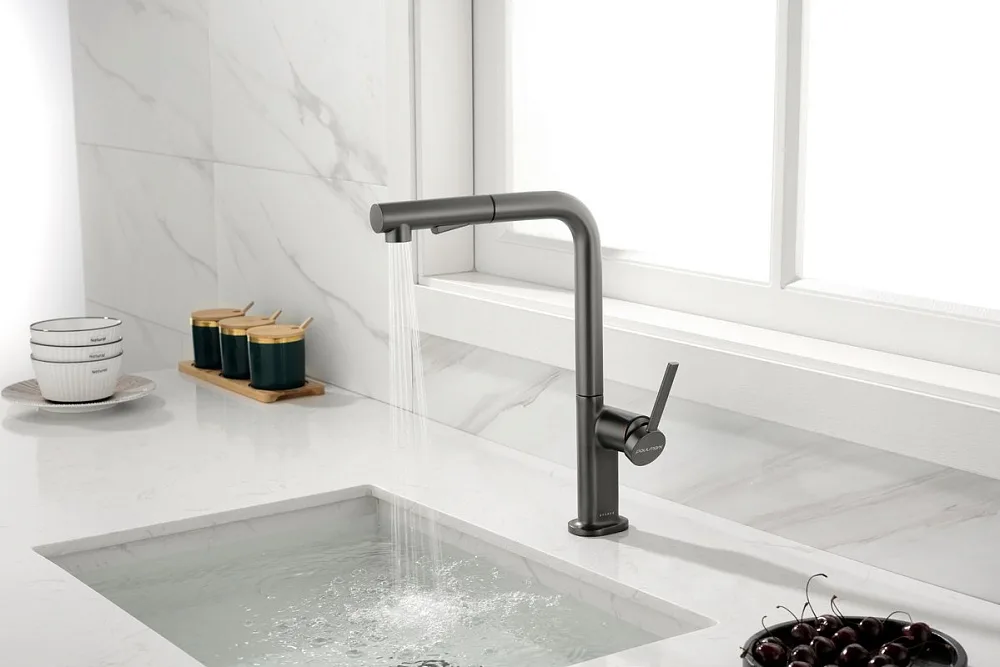 Смеситель для кухни Paulmark Neo Ne214419-B, беретта Sancos — официальный сайт