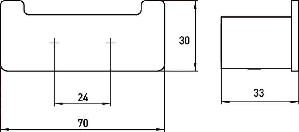 Крючок Emco Loft 0575 001 02 двойной, хром