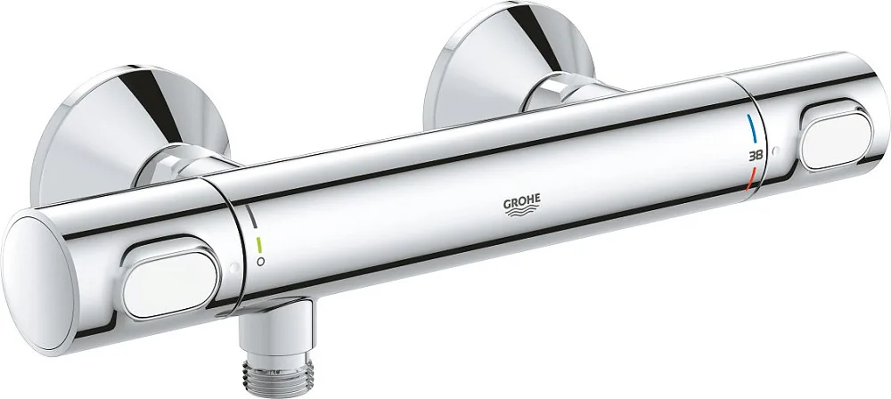 Термостатический смеситель Grohe Precision Flow 34841000 с душевым гарнитуром Sancos — официальный сайт