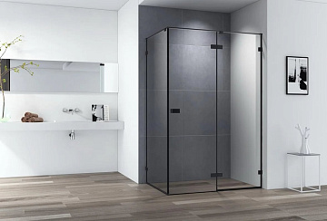 Душевой уголок Cezares Bellagio BELLAGIO-AH-1-120/90-C-NERO 120х90, черный