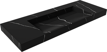 Раковина Armadi Art Flat Nero Marquina 120