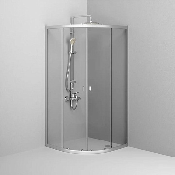 Душевой уголок AM.PM X-Joy Twin Slide W88G-205-090MT64 90x90, профиль матовый хром