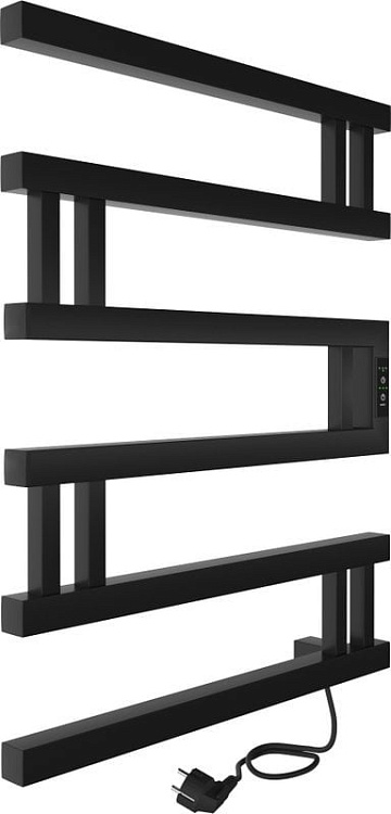 Полотенцесушитель электрический Indigo Muza DGM60-50BRRt черный муар