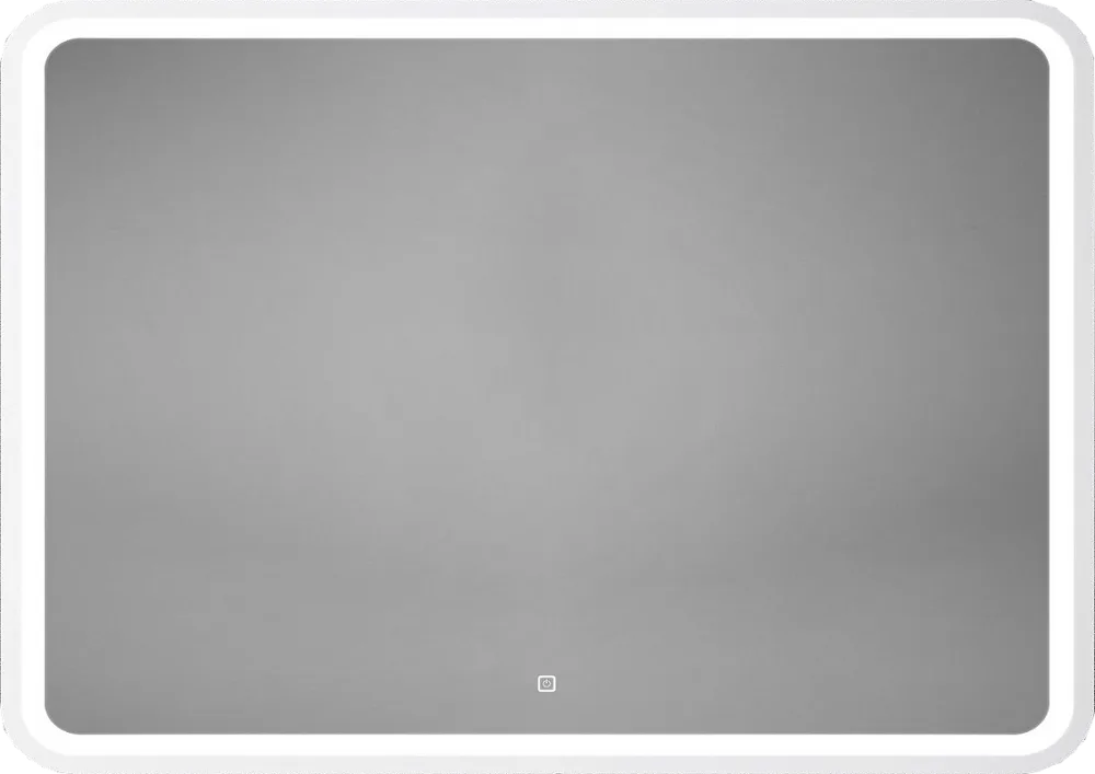 Зеркало Art&Max Genova White 100х80 белое, с LED-подсветкой, 6000К Sancos — официальный сайт
