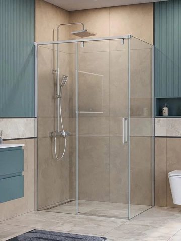 Душевой уголок BelBagno Soft Close-1 AH-1-110/90-C-Cr профиль хром