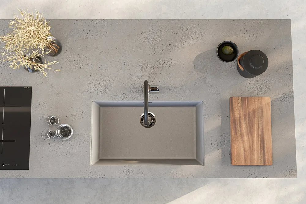 Мойка кухонная Alveus Omni Granital 40 concrete Sancos — официальный сайт