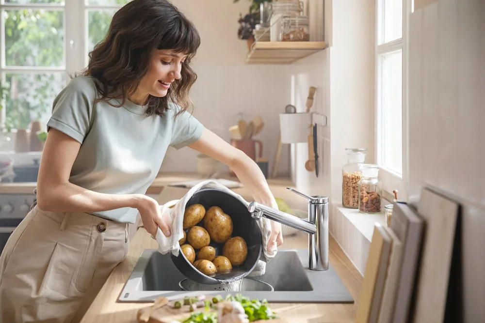 Смеситель для кухни Hansgrohe Zesis M33 74802000 хром Sancos — официальный сайт
