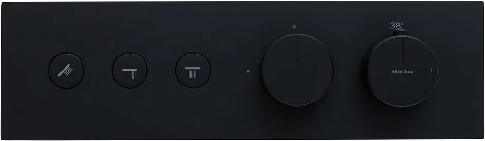 Термостатический смеситель встраиваемый Allen Brau Liberty 5.33003-31 С ВНУТРЕННЕЙ ЧАСТЬЮ, матовый ч Sancos — официальный сайт