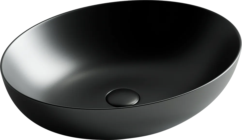 Накладная раковина Ceramicanova Element CN6017MB черный матовый Sancos — официальный сайт
