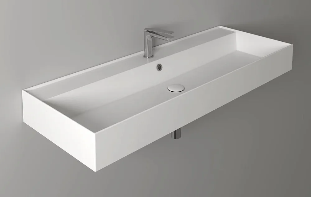 Раковина Simas Agile AG121 bi*1 121x46 см Sancos — официальный сайт