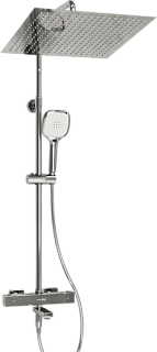 Душевая стойка Wasserkraft Aller A199.119.065.010.CH Thermo, с термостатом, хром