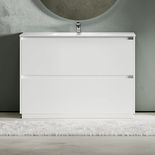 Тумба под раковину Sancos Libra Floor 120 напольный белый глянец, LB120F-1W