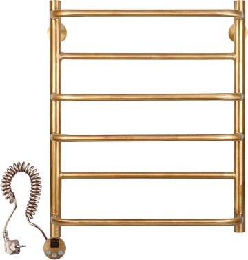 Полотенцесушитель электрический Secado Верона 1 50х70 бронза, L