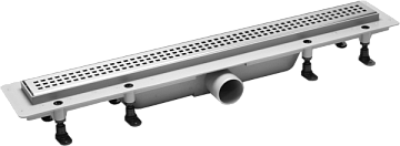 Душевой трап (лоток) Plastbrno DESIGN 1 SZA1850 с решеткой и опорами
