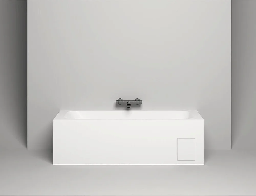 Ванна из искусственного камня Salini Orlanda Kit S-Sense 170x80 см, встраиваемая, белая, на ножках,  Sancos — официальный сайт