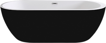 Акриловая ванна Black&White Swan SB105 170x80 см, 105SBBL