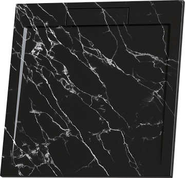 Поддон для душа RGW Stone Tray STL MB 80x80, черный мрамор
