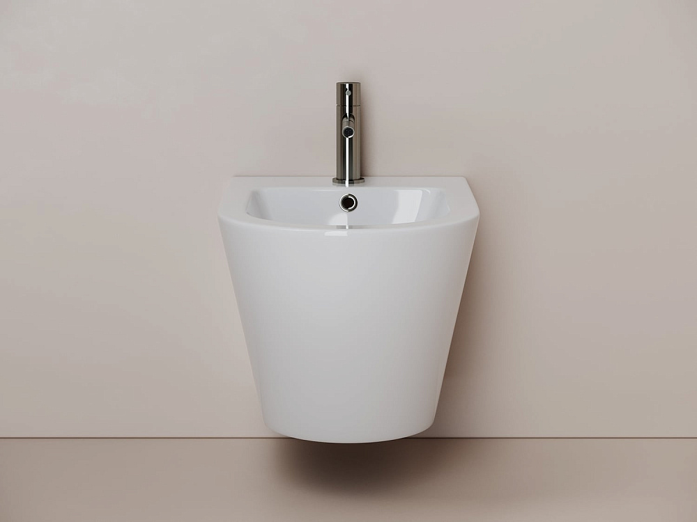 Биде подвесное Ceramicanova Whirl CN11008 белый
