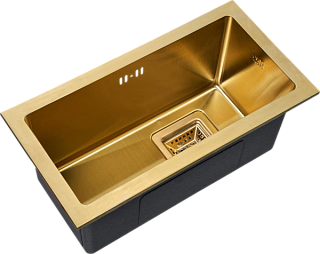 Дополнительная мойка Zorg Inox PVD SZR-2344 bronze