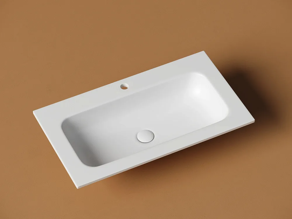 Мебельная раковина Ceramicanova Grace CN7012MW 80. белая матовая