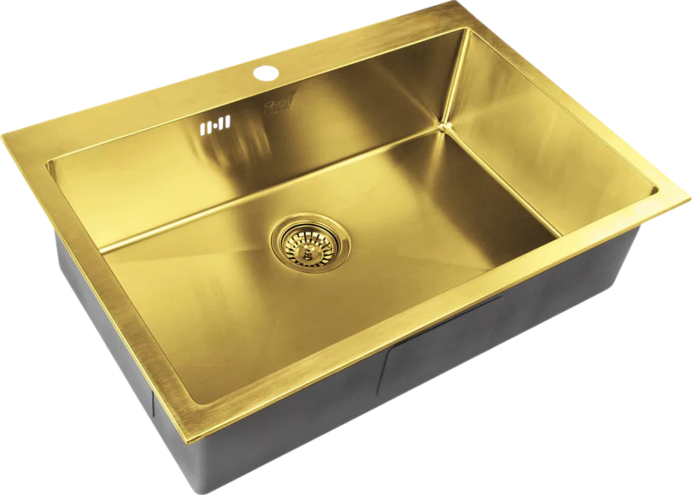 Мойка кухонная Zorg Inox PVD SZR-7551 bronze Sancos — официальный сайт
