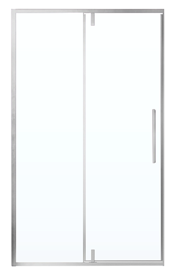 Душевая дверь в нишу Vincea Slim-N VDP-4SN110CL 110x195, профиль хром
