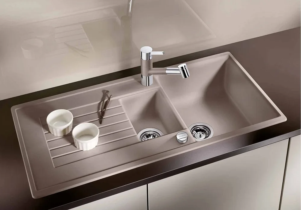 Смеситель для кухни Blanco Tivo-S Silgranit 517619 Sancos — официальный сайт