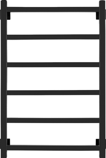 Полотенцесушитель водяной Secado Корато 1 80x50, черный матовый