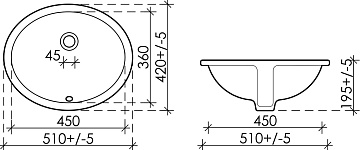 Раковина Ceramicanova Element CN6042