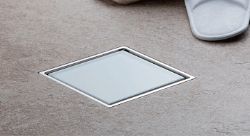 Душевой трап Pestan Confluo Standard White Glass 1, 15x15