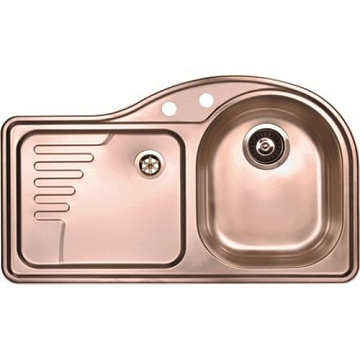Мойка FUTUR 40 R MONARCH COPPER 845x510, в комп.с сифоном 1130555,