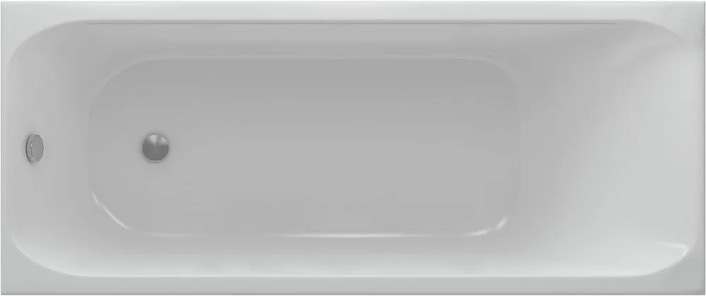 Акриловая ванна AQUATEK Альфа ALF150-0000031 150x70 см, правая, пристенная, белая Sancos — официальный сайт