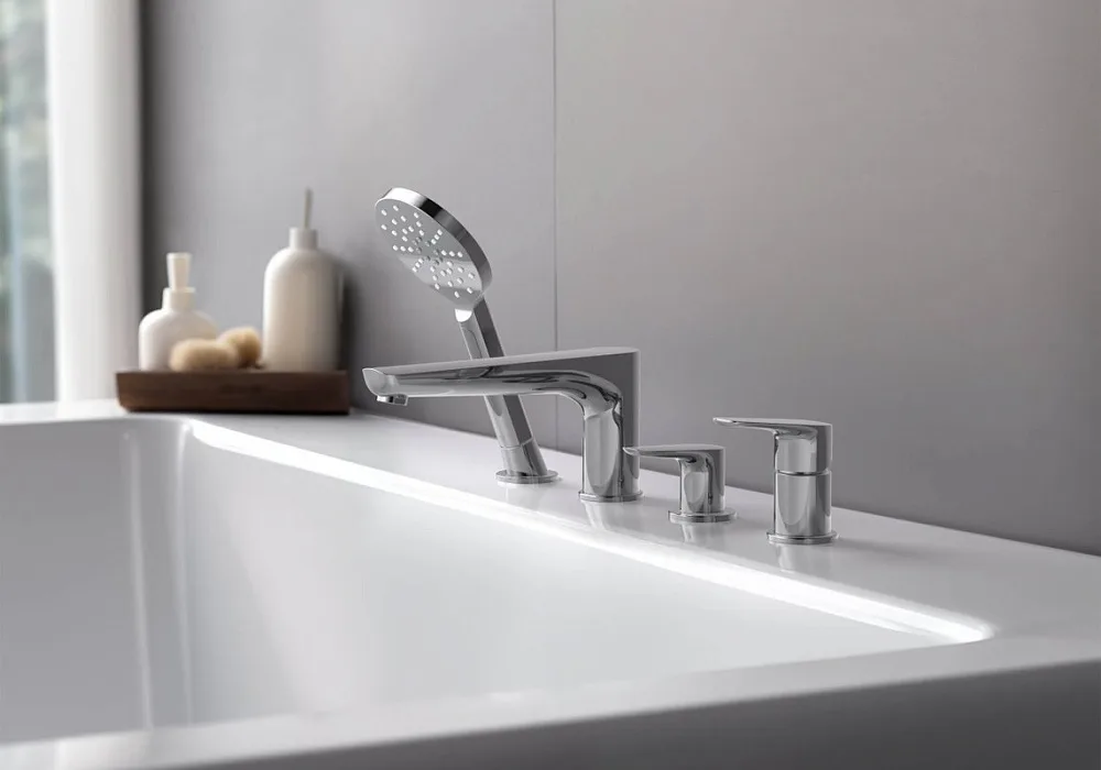 Смеситель на борт ванны AQUATEK Бетта AQ1148CR, хром Sancos — официальный сайт
