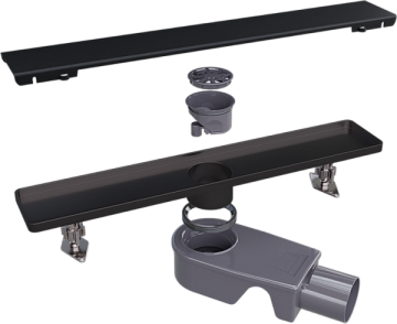 Душевой трап (лоток) RGW Shower Drain SDR-20B 60 см, черный