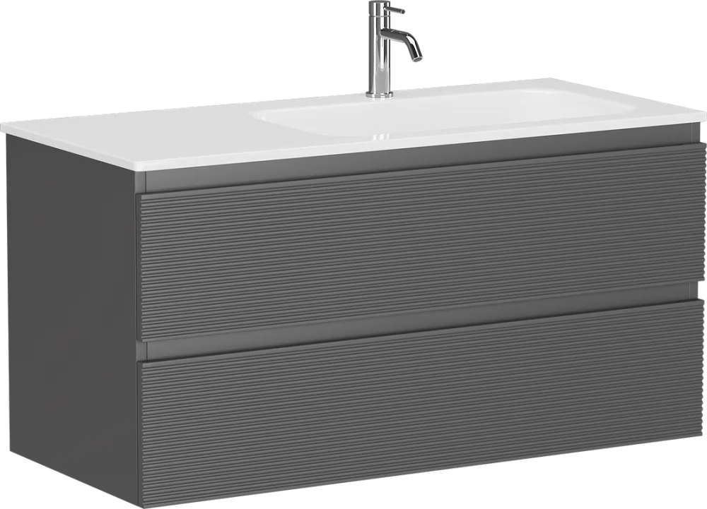 Тумба с раковиной Sancos Folk 100 R grey soft Sancos — официальный сайт