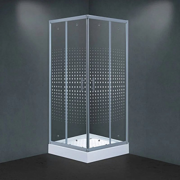 Душевой уголок Timo Viva Lux TL-8002 Romb Glass с поддоном