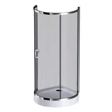 Душевой уголок AM.PM Like W83UG-333-095CG 95x95 профиль хром, стекло тонированное
