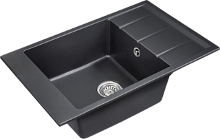 Мойка кухонная Emar Quartz EMQ-1780.Q, морион