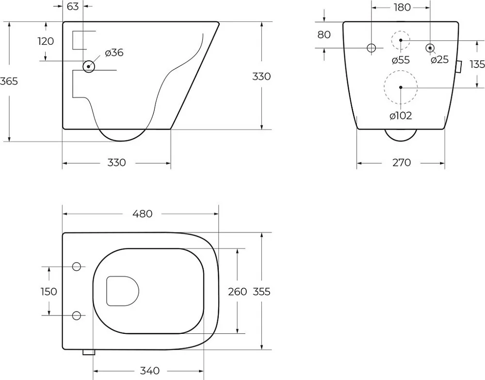 Унитаз подвесной BelBagno Due BB3103CHR-BS/SC Sancos — официальный сайт