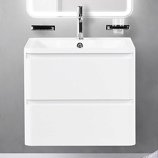 Тумба под раковину без столешницы BelBagno Albano 60 подвесная, bianco lucido