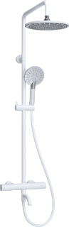 Душевая стойка Wasserkraft Mindel 8500 A188.067.058.WM Thermo, с термостатом, белая